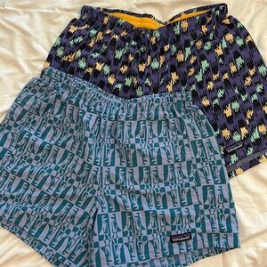 Patagonia baggies, size small
